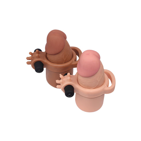 Pleasure X-Tender Vibrating Penis Sleeve Flesh 3 Inch